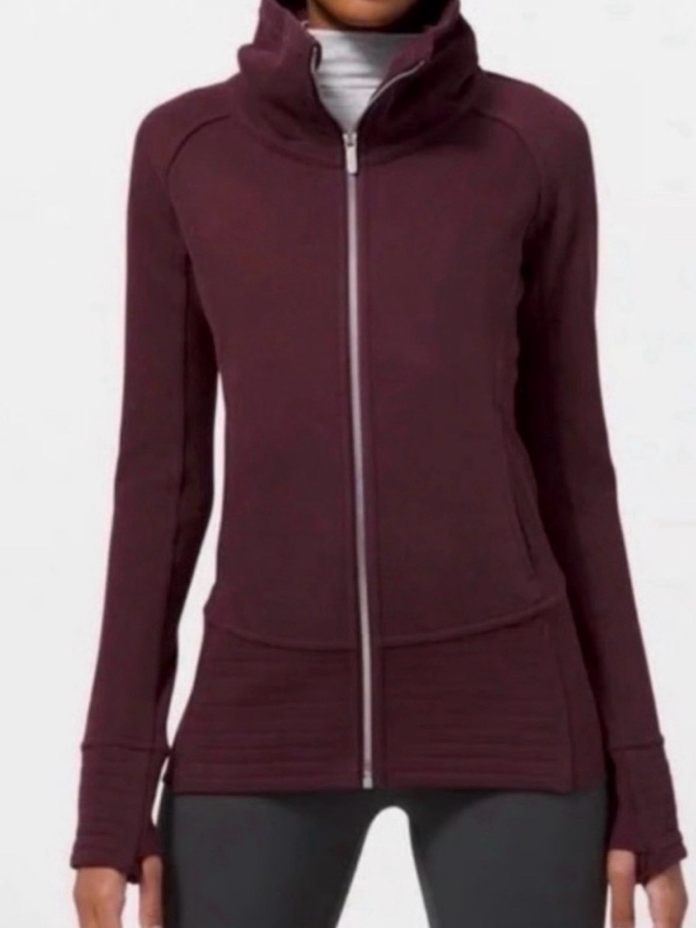 lululemon athletica Women's Zip-Up Sweatshirt in Deep Burgundy